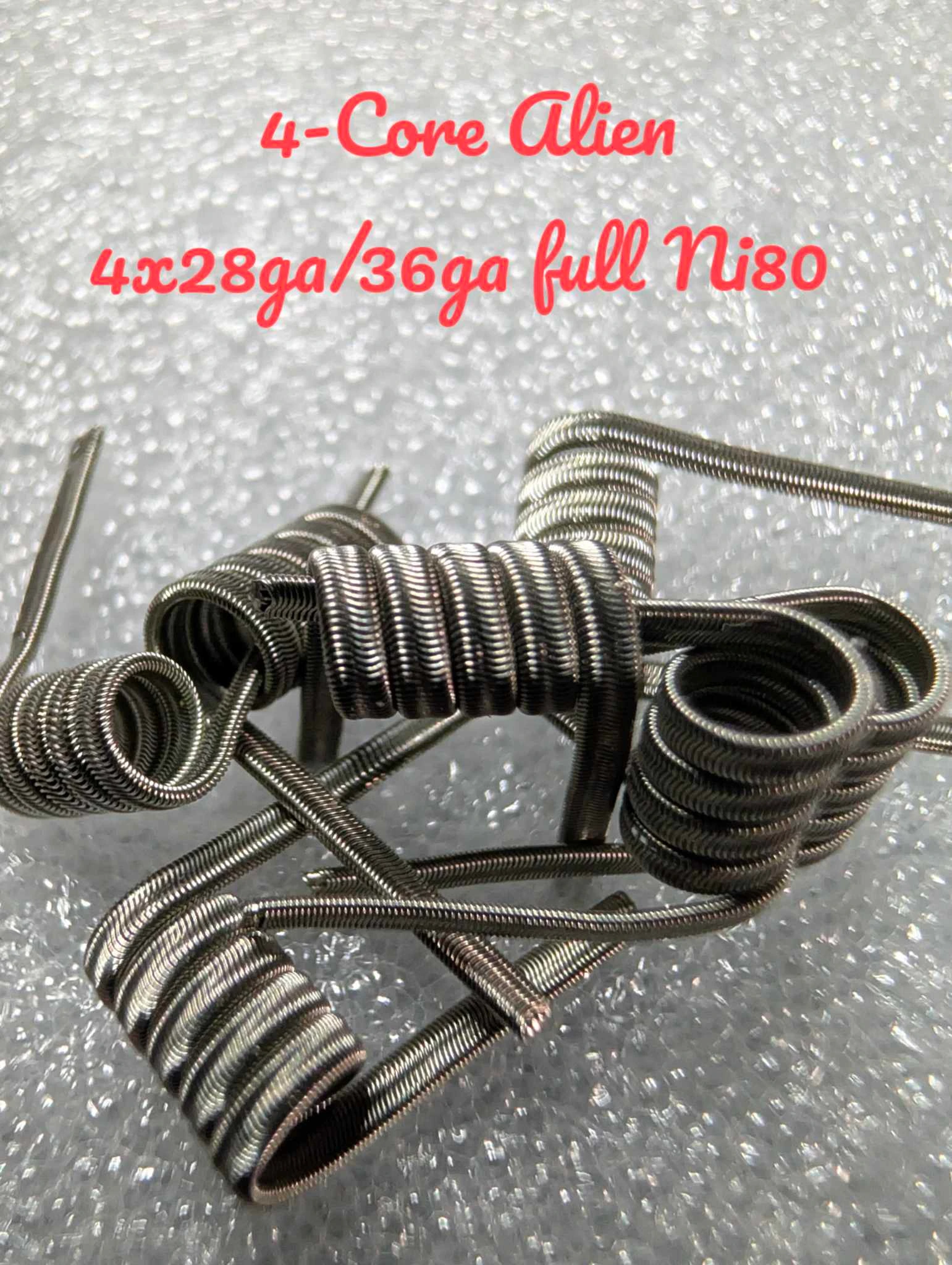 4 Core Alien - Ni80 - 3mm 0.25 Ohm