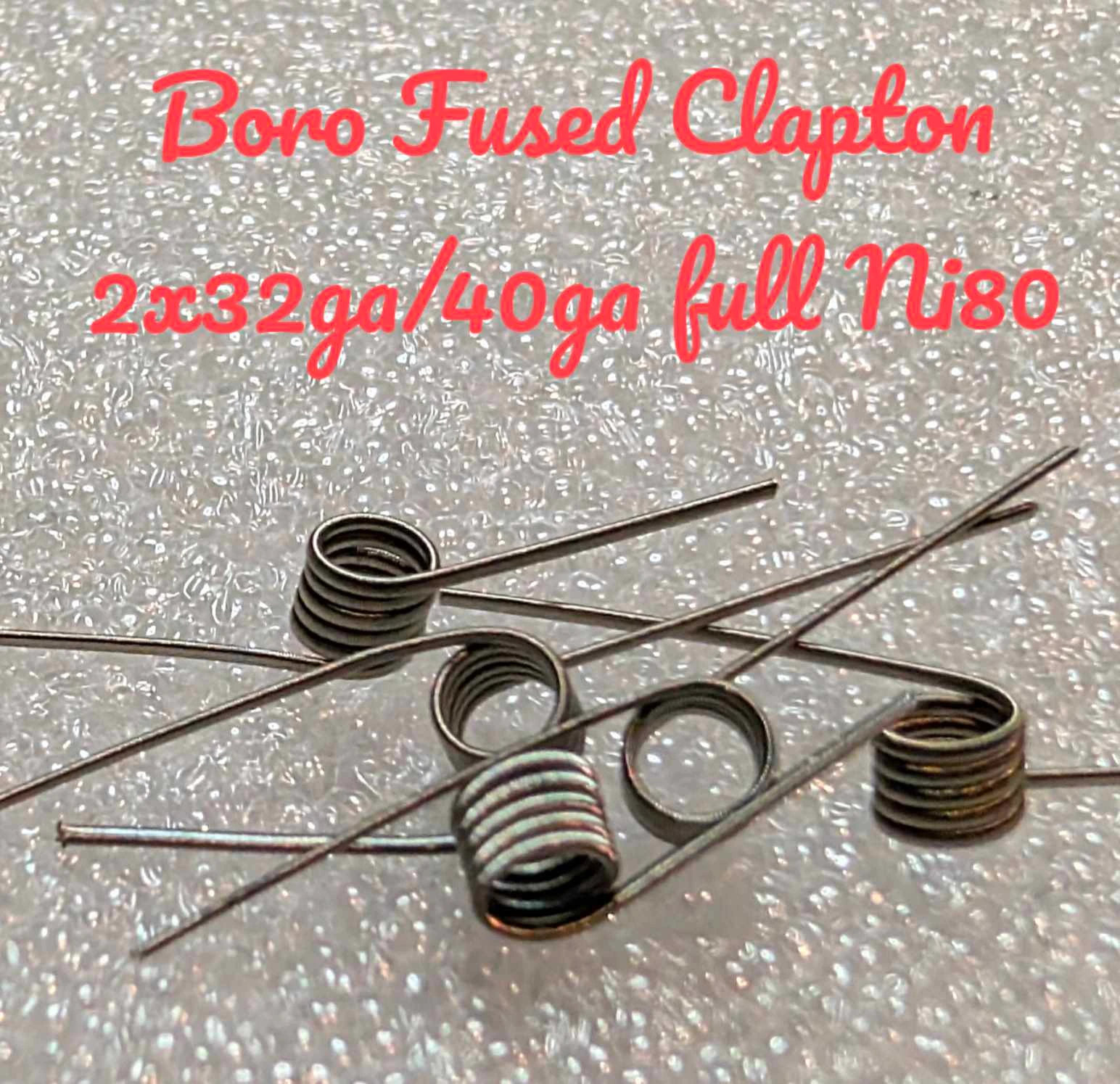 Boro Fused Clapton - Ni80 - 2.5mm 0.90 Ohm