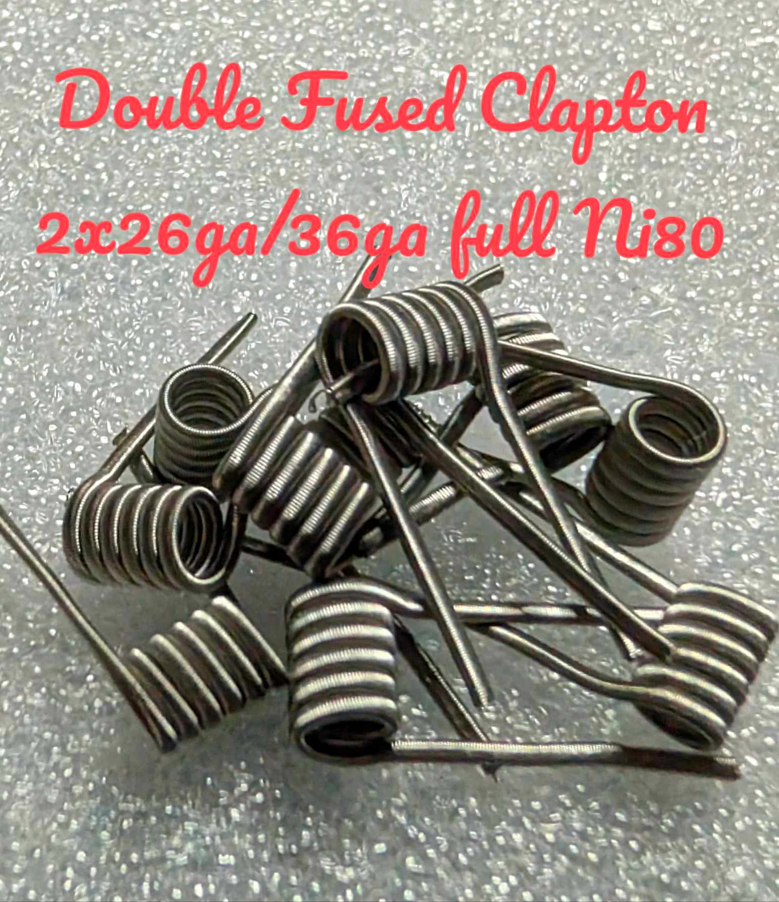 Double Fused Clapton - NI80 - 3mm 0.32 Ohm