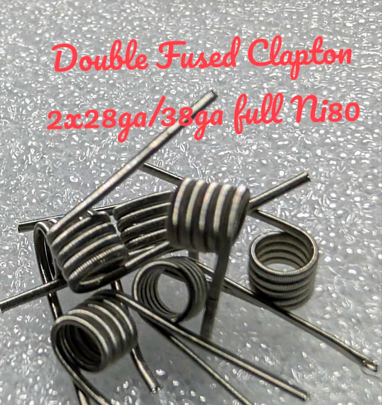 Double Fused Clapton - NI80 - 3mm 0.50 Ohm