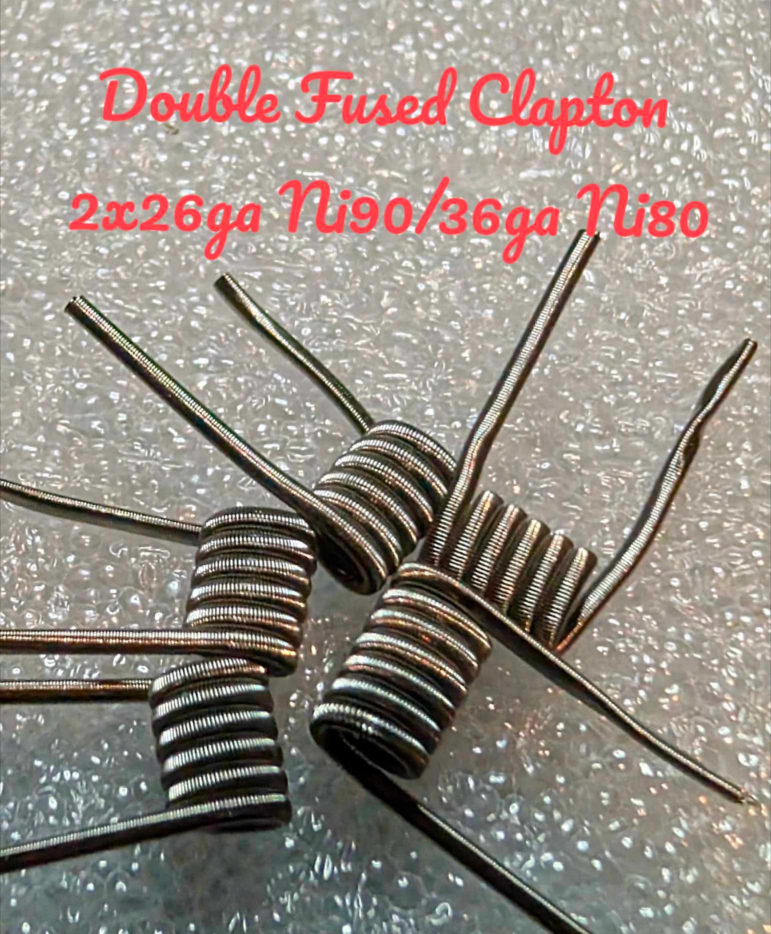 Double Fused Clapton - NI90 - 3mm 0.24 Ohm