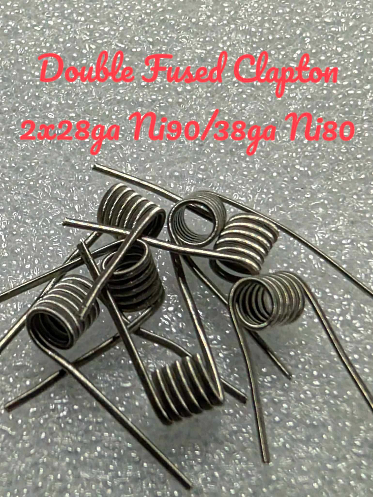 Double Fused Clapton - NI90 - 3mm 0.35 Ohm